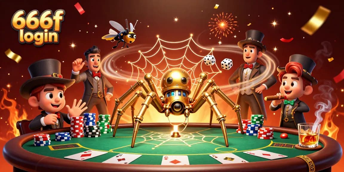 Engage in the exciting 666f login adventure with colorful poker elements and vibrant visuals.