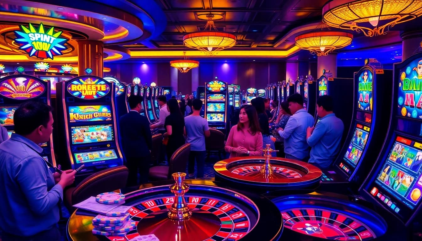 Experience the thrill of engaging with nama situs judi slot online at a vibrant casino filled with excitement.