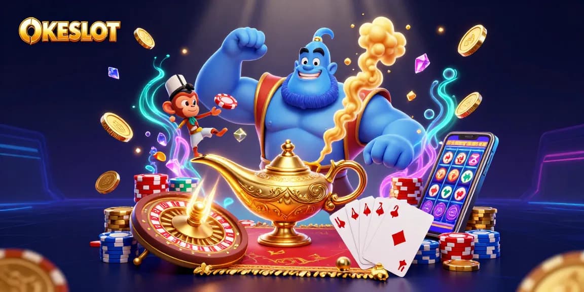 OKESLOT menghadirkan permainan slot yang mengasyikkan dengan peluang menang tinggi di gambar ini.