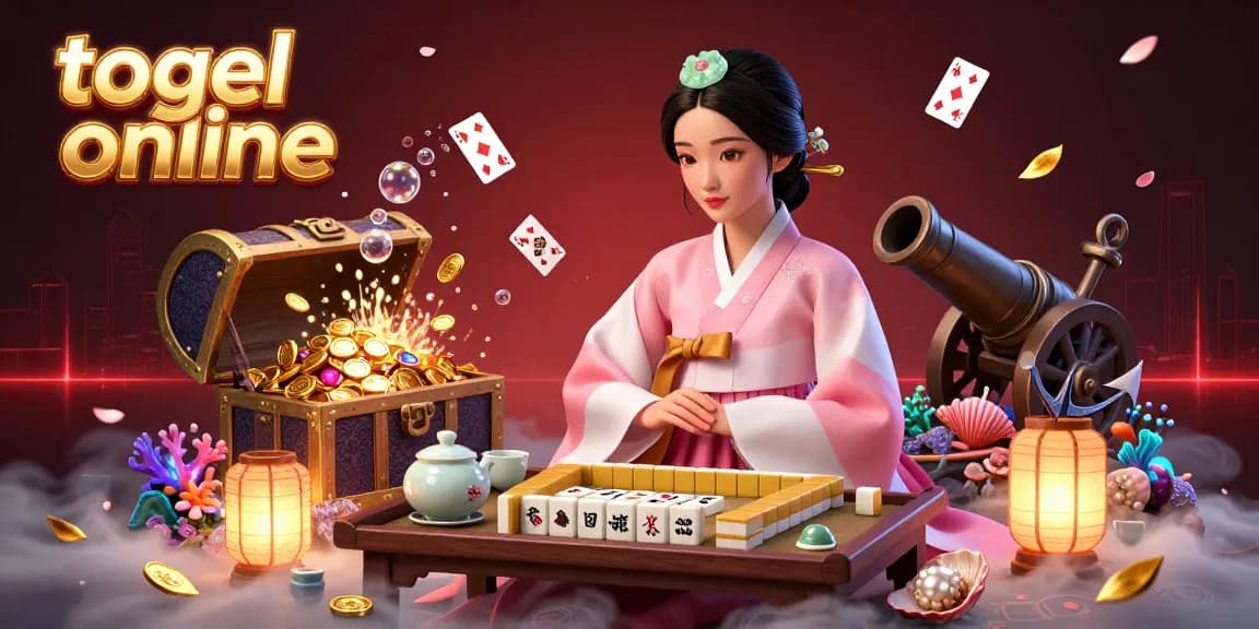 Experience the excitement of togel online with vibrant imagery of dynamic game elements and prizes.