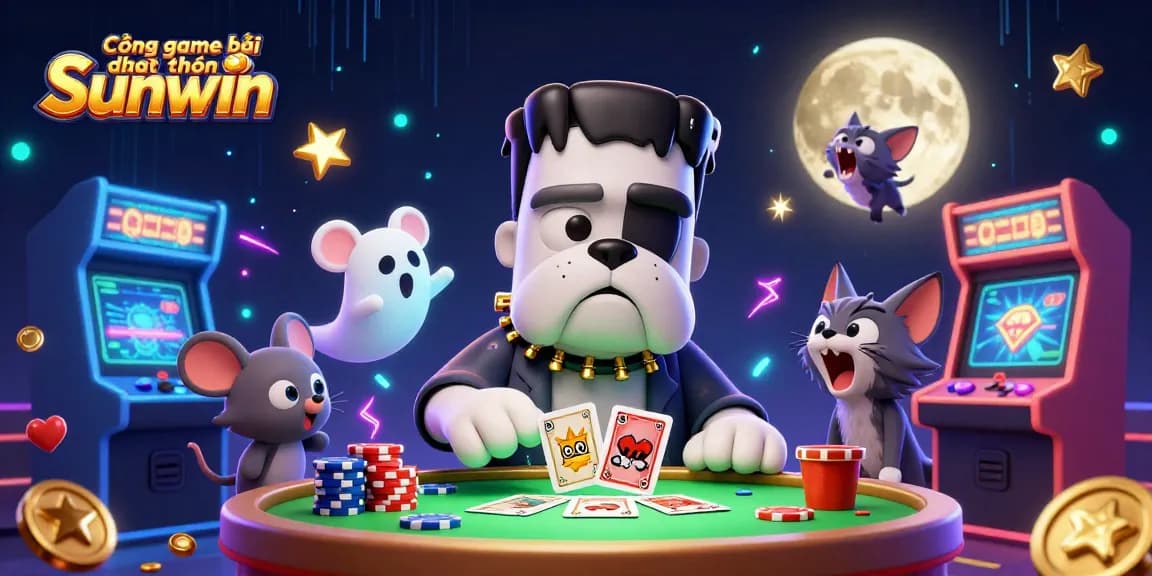 Engage with Cổng game bài đổi thưởng Sunwin through unique characters and dynamic casino game elements.