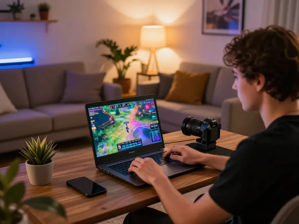 Engaging gameplay of Alfa 138 in a cozy home setting, highlighting online casino strategies while enjoying comfort.