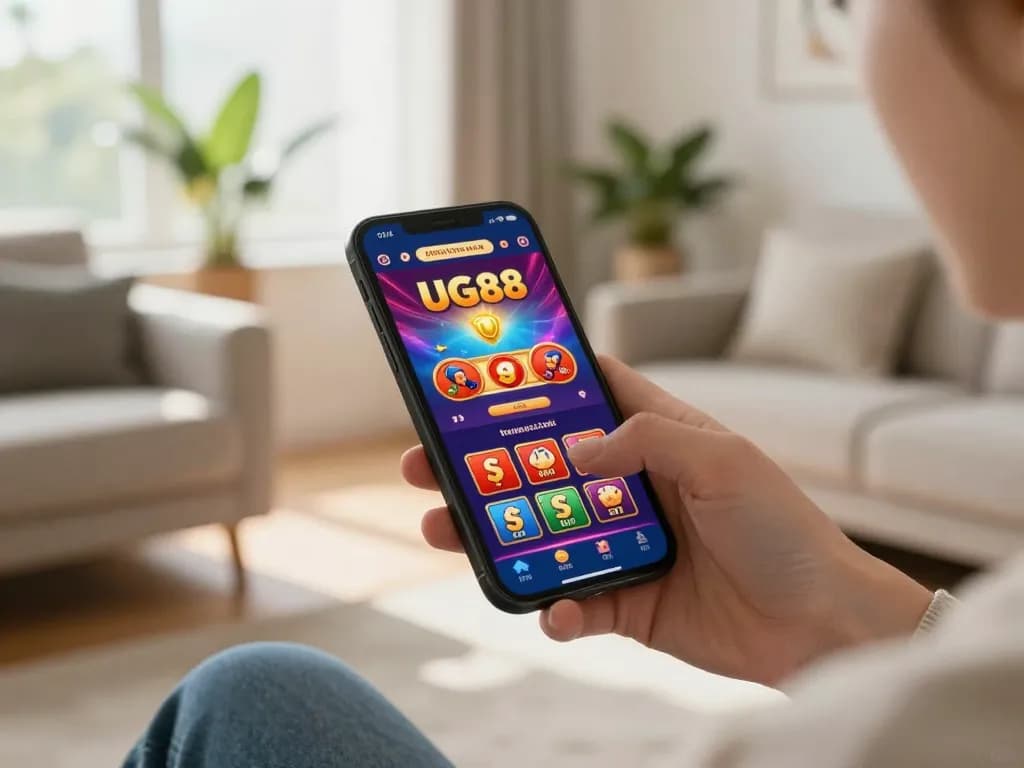 Engaging mobile gaming experience on UG88 app highlighting excitement and convenience