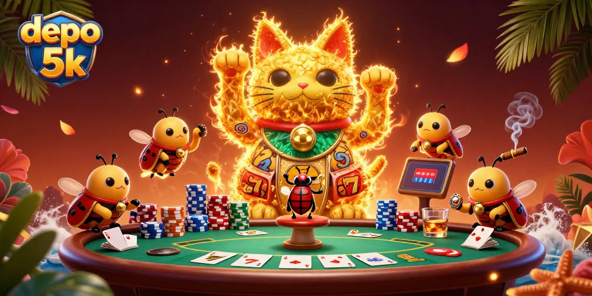 Rasakan keseruan depo 5k saat bermain mesin slot berlisensi dengan deposit minimal hanya 5000.