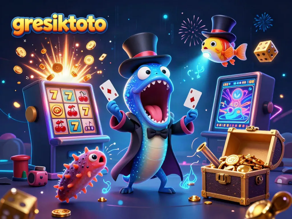GRESIKTOTO menghadirkan keseruan permainan dengan ikan yang melakukan trik sulap dan jackpot mengagumkan.