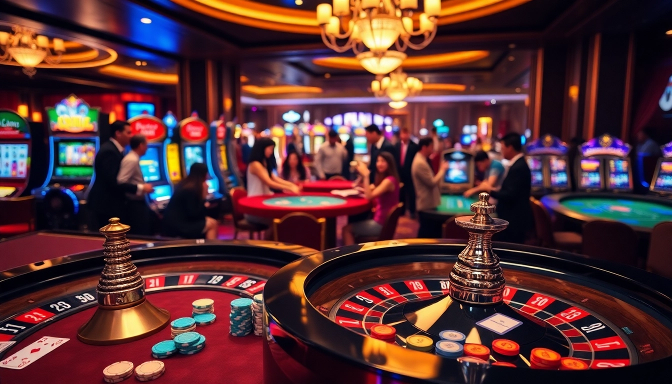 Experience the excitement of winning with ktpjitu alternatif at a vibrant casino filled with poker chips and roulette wheels.