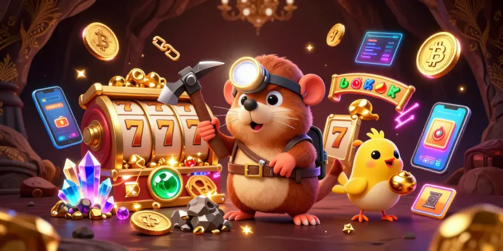 Gali kemenangan besar di pandawa88 dengan piala jackpot bertaburan gold dan simbol slot.