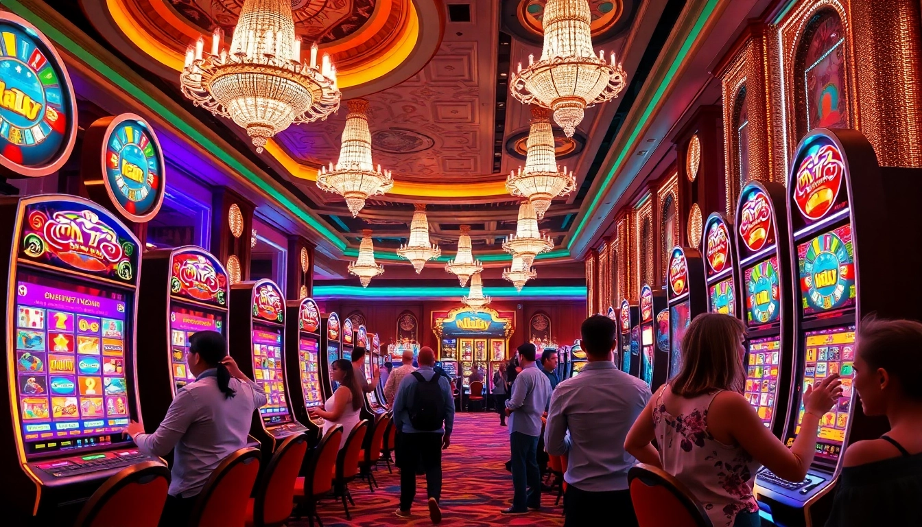 Rasakan ketegangan situs slot gacor dengan pemain aktif di kasino yang elegan.