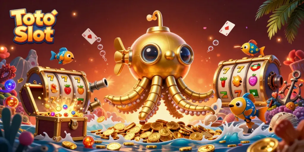 Gambarkan aksi seru menjaga kemenangan di dunia Toto Slot yang dipenuhi koin emas.