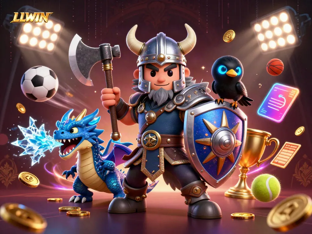Win big at LLWIN with exciting 3D casino characters and dynamic gaming elements!