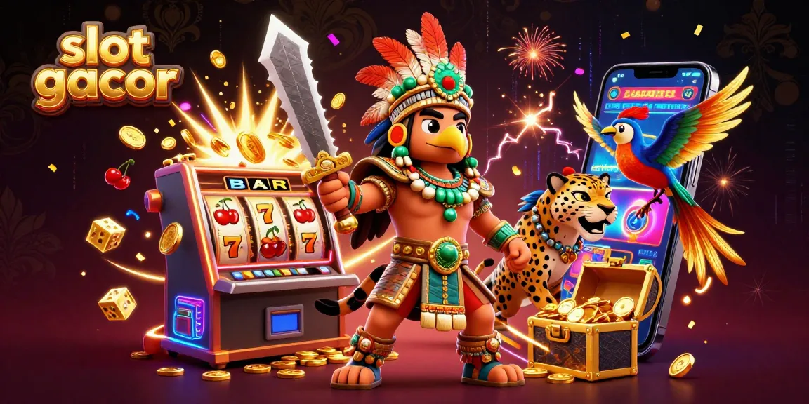 Experience exciting slot gacor gameplay with vibrant characters and a dynamic jackpot scene.