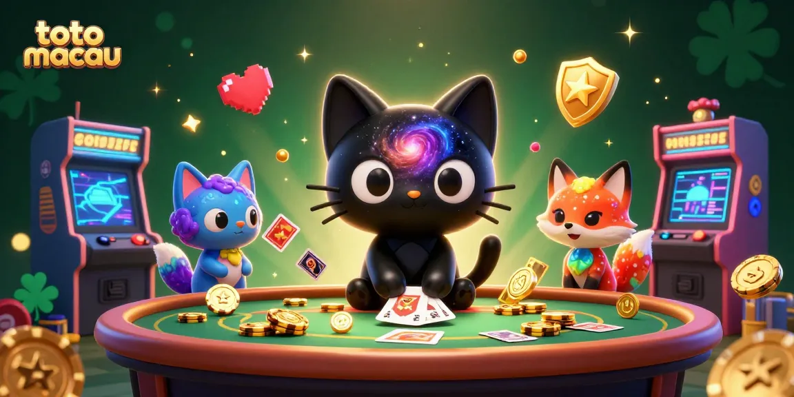 Menghadirkan toto macau dengan kucing hitam gravitasi mencuri chip emas di kasino kosmik.