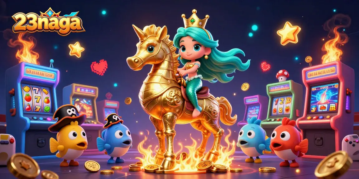 Menangkan jackpot dengan 23naga, mermaid dan paus emas beraksi di kasino