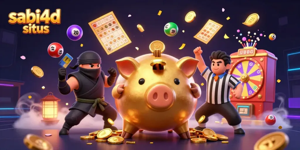 Menangkan hadiah di Sabi4D situs dengan ilustrasi kasino 3D yang megah.