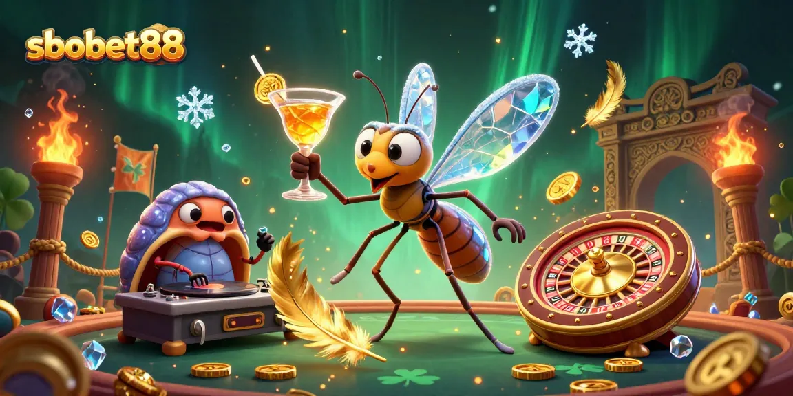 Taruhan sbobet88 dengan karakter kasino unik dan menarik dalam ilustrasi 3D
