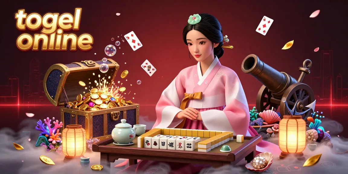 Experience the excitement of togel online with vibrant imagery of dynamic game elements and prizes.