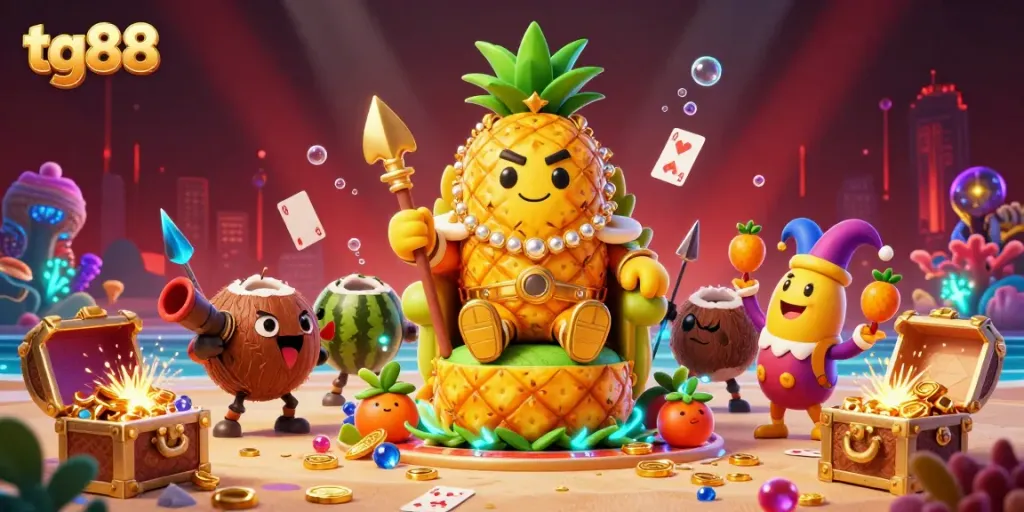 Experience exciting gameplay at tg88 with dynamic characters and vibrant casino elements.