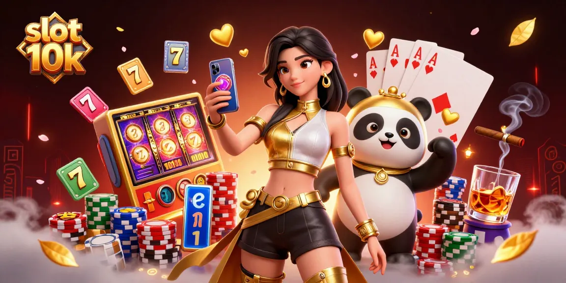 Experience the thrill of slot 10k gameplay with vibrant characters and rich casino elements.