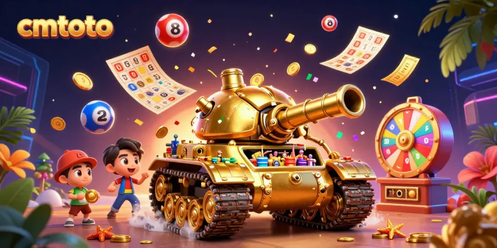 Mainkan CMTOTO dengan pengalaman kasino yang unik di dalam tank keong emas.