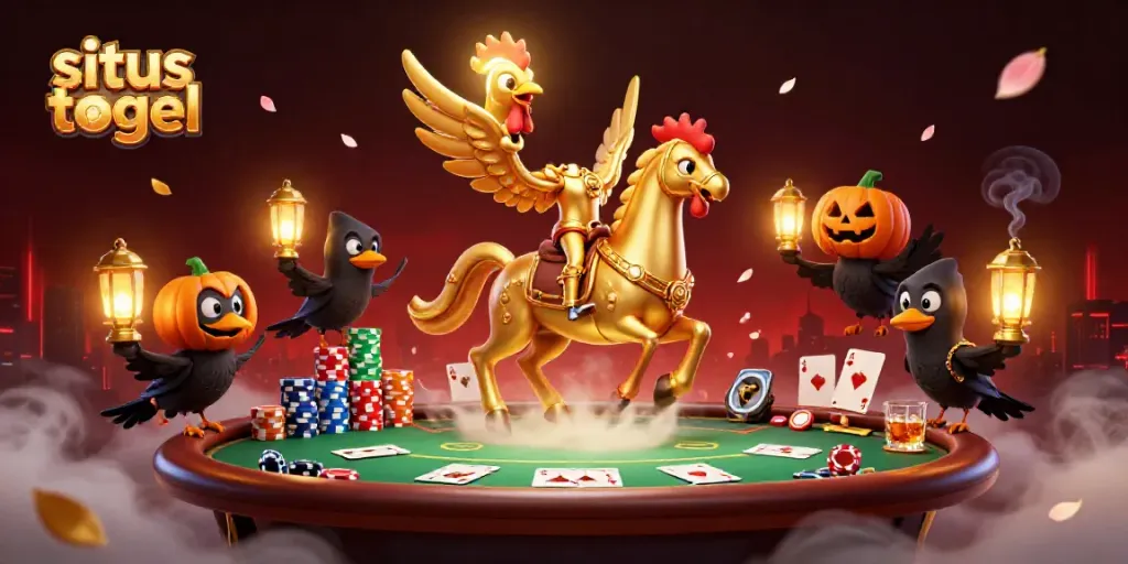 Bermain di situs togel dengan suasana kasino malam yang menegangkan dan karakter fantastis.