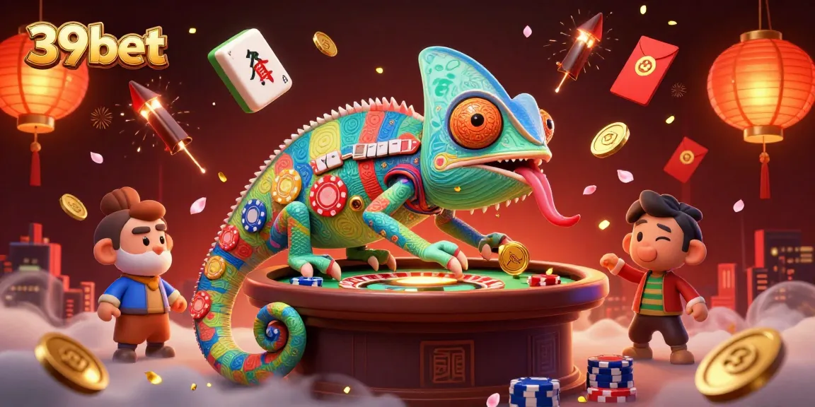 Experience thrilling gameplay as 39bet’s chameleon casino owner attracts winnings with charm and casino dynamism.