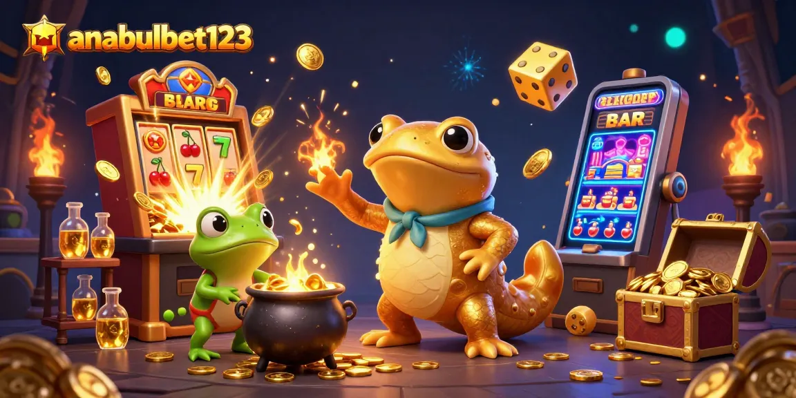 Gambar fantastis anabulbet123, alkemis salamander emas dan kauldrons permainan kasino