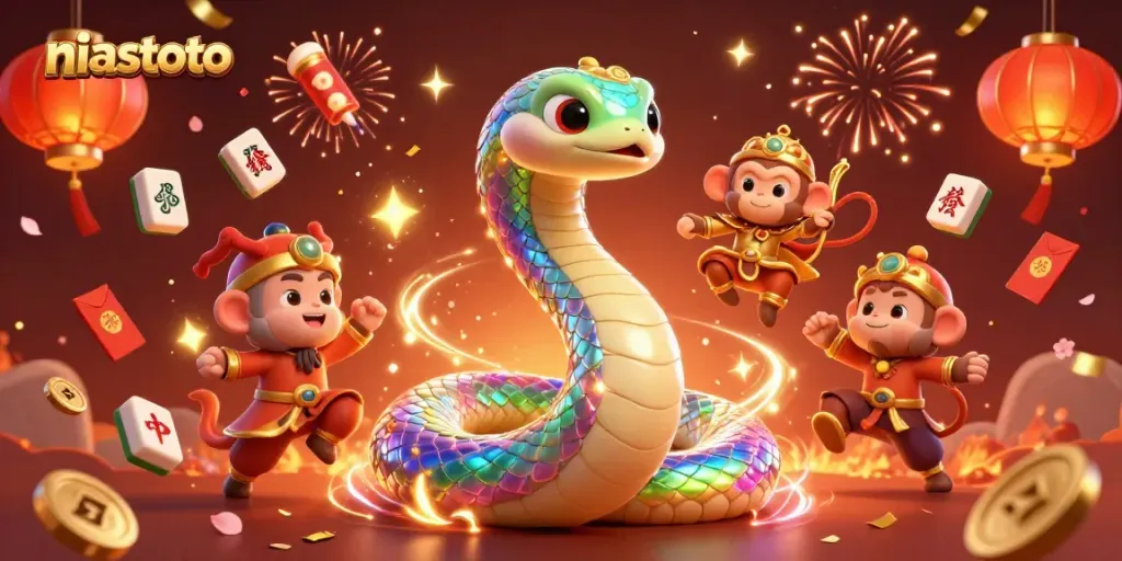 Engage in thrilling gameplay with NIASTOTO's colorful casino universe showcasing vibrant characters and dynamic elements.