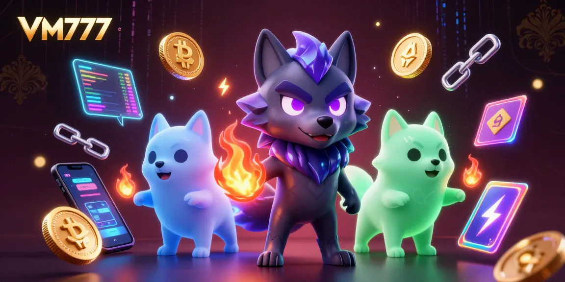 Experience thrilling gameplay at VM777 with immersive 3D casino elements and ghostly wolf companions.