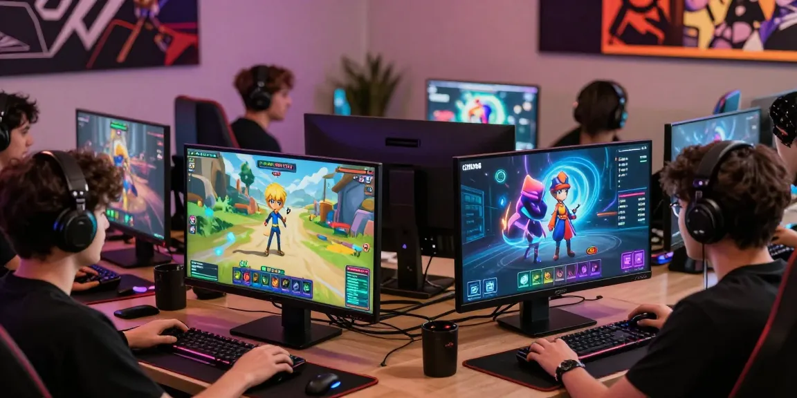 Players enjoying CIKA4D's online gaming platform with engaging visuals.